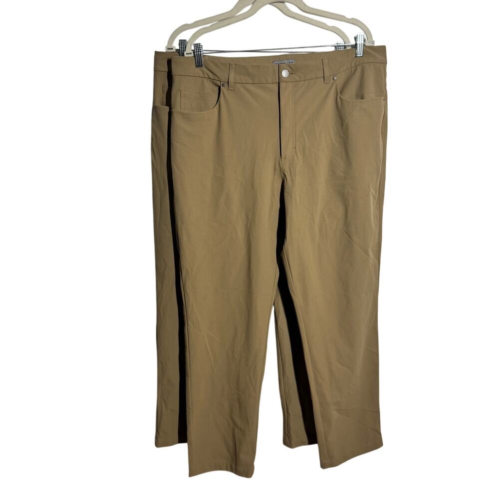 VRST Lot of 2 Golf Performance Trouser Pant Men 38/30 Tan Preppy Sport Minimal